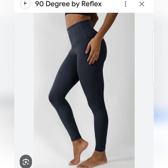 90 Degree by Reflex Leggings Medium new with tags black - Picture 1 of 10